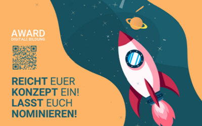 Award Digitale Bildung 2021: Reicht Euer Konzept ein! Lasst Euch nominieren!